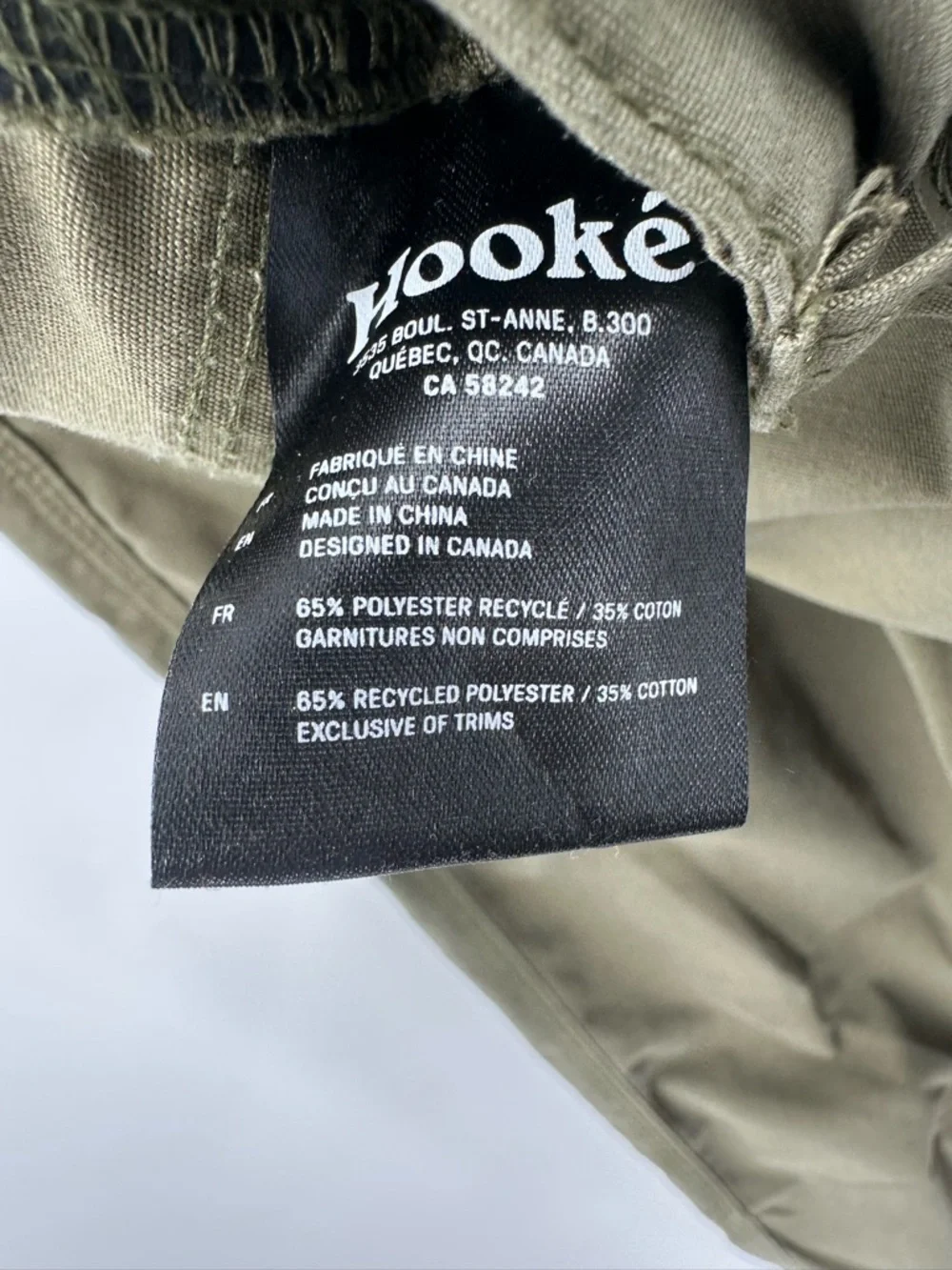 Hooke M'S ALL-ROUNDER PANTS‎ Olive Green Men’s Size 36